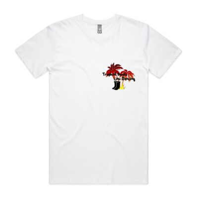 Tropical Boots (Men's) T-Shirt (Dark Writing) Thumbnail