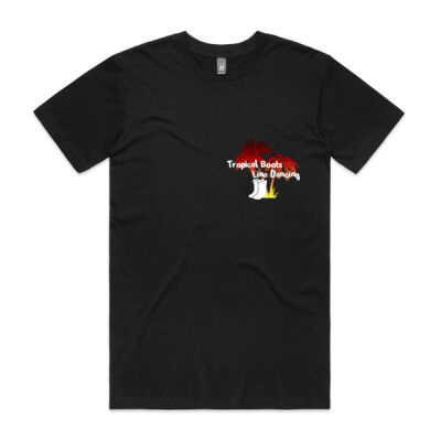 Tropical Boots (Men's) T-Shirt (Light Writing) Thumbnail