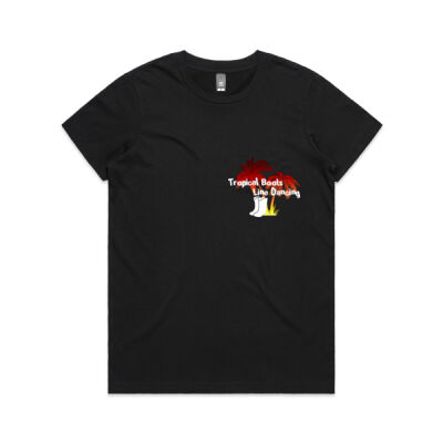 Tropical Boots (women's) T-Shirt (Light Writing) Thumbnail